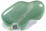 Polished Green Aventurine Bison - India #308688-1